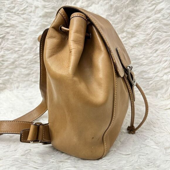 COACH Vintage Light Tan Leather Legacy Drawstring‎ Backpack Bag 9569 small main image 9